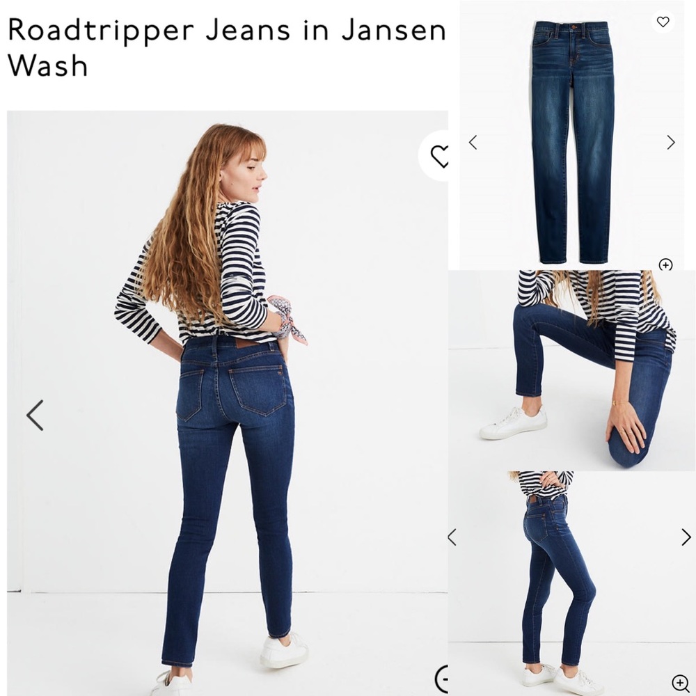LIKE NEW! MADEWELL ROADTRIPPER SKINNY JEANS